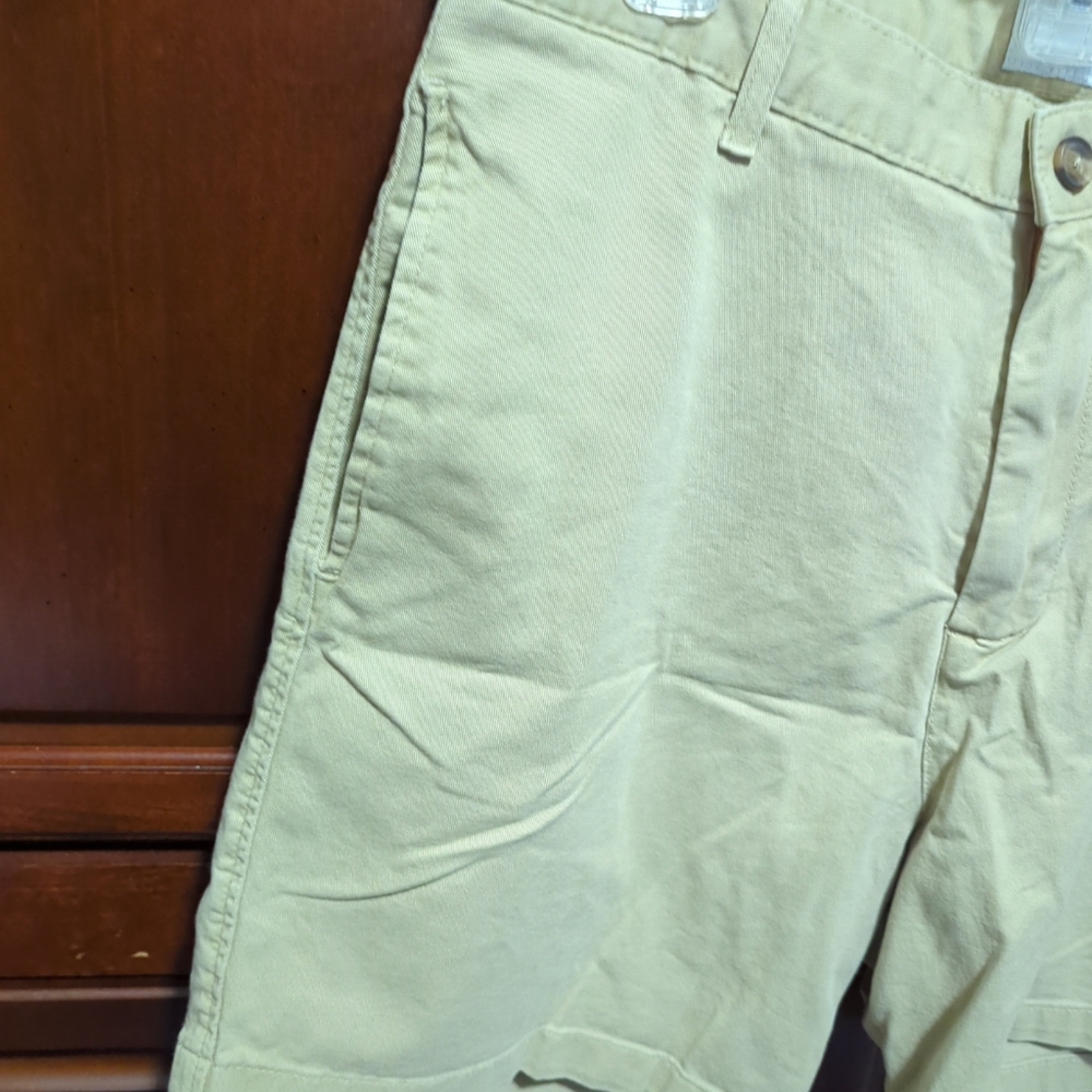 Saddlebred Men's Shorts Khaki Beige Chino Slash Pockets Size 34 EUC - Picture 9 of 14